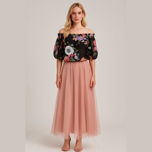 Women's Forever 21 Floral Blouse Top Size M